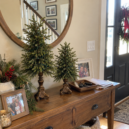 Vintage Tabletop Christmas Trees