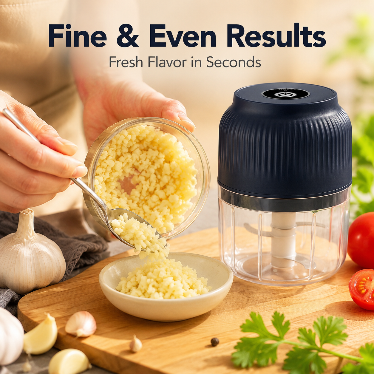 🔥 50% OFF Today! Mini Electric Food Chopper — Chop Fresh Ingredients In Seconds ⚡
