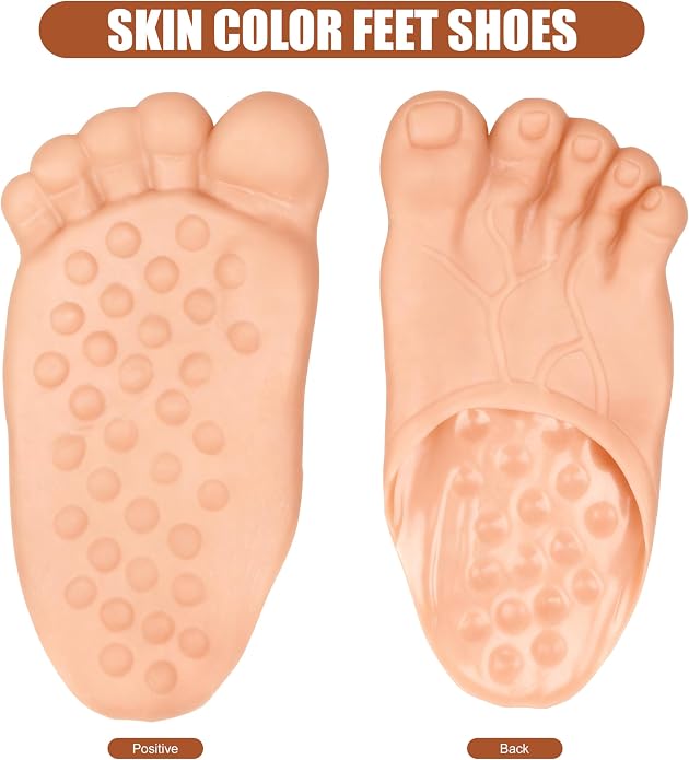 🔥Rubies Bare Jumbo Wearable Feet for Adults, Unisex No Size