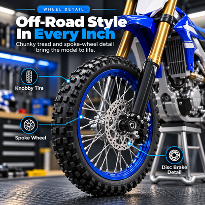 🏍️ 1:6 DIY Motocross Bike Model Kit – Build Your Own Off-Road Legend