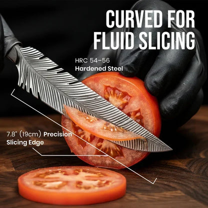 🪶 Feather Knife™ – 260g Lightweight Stainless Steel Kitchen Knife