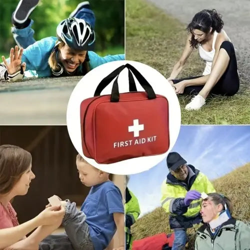 🚑 50% OFF Waterproof First Aid Kit 🩹 Compact Emergency Kit for Home, Car & Travel