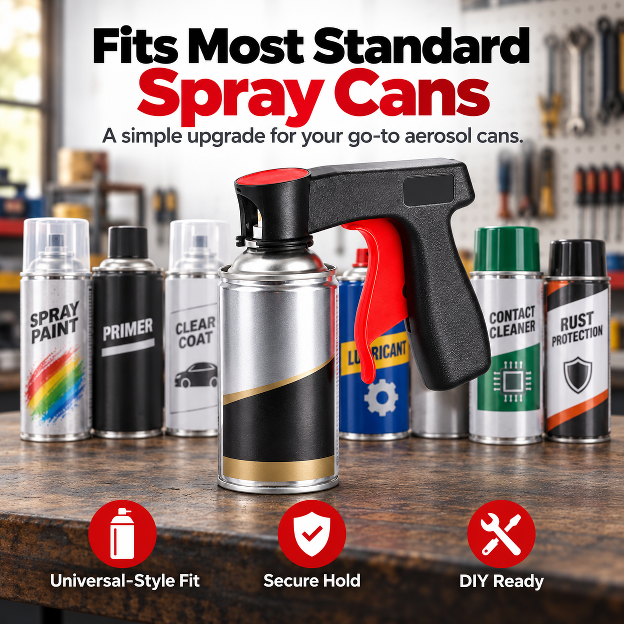 🔥 50% OFF 2PCS-Spray Can Trigger Handle – Spray Smoother, Grip Easier