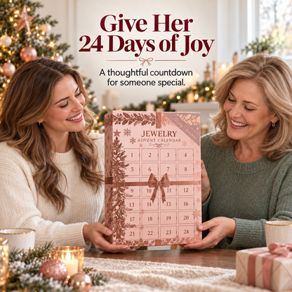 🎄 24-Day Christmas Jewelry Advent Calendar – A New Surprise Every Day