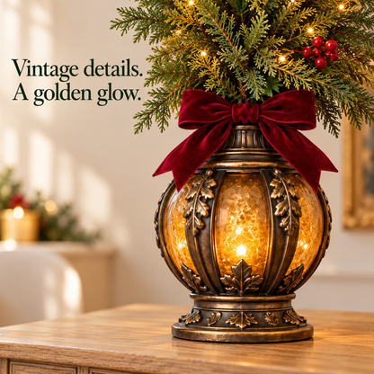 🐦🎄 Cardinal Glow Trees™ | Lighted Christmas Lantern Decor