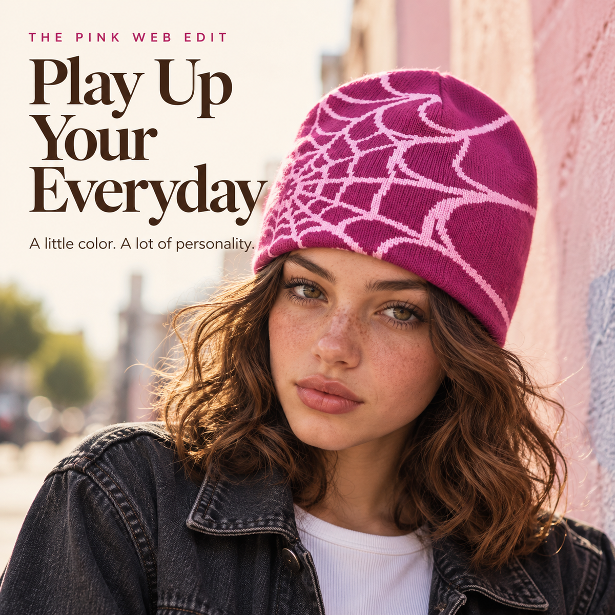 ❄️Miles Clothes Web Knit Beanie for Cold-Weather Comfort