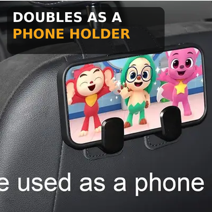 🔥 50% OFF Car Headrest Hooks 🚗 Keep Bags Off the Floor & Seats