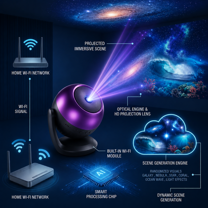 🔮Night Light Projector