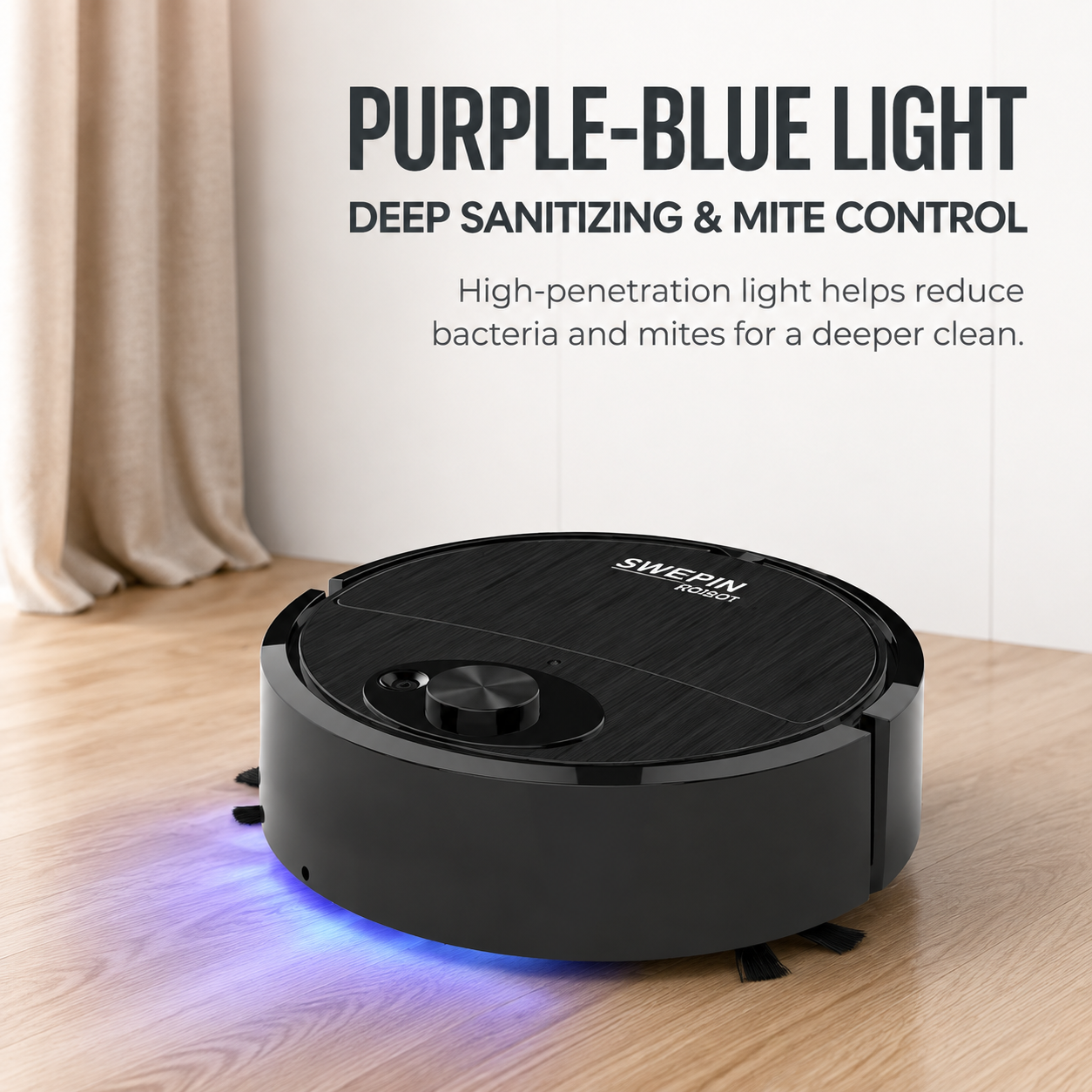🤖 Smart 4-in-1 Robot Vacuum & Mop with USB Charging