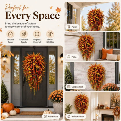 🍂 50% OFF Autumn Harvest Door Swag 🌼 Bring Warm Fall Color Home