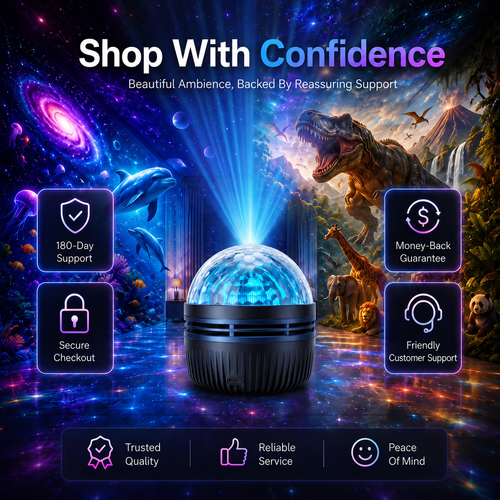 🔥 49% OFF Ahlwoeltra 5D Ambient Projection Light 🌌 Galaxy Room Projector