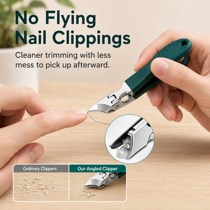 ✂️ 49% OFF Today-Precision 25° Angled Nail Clipper Set