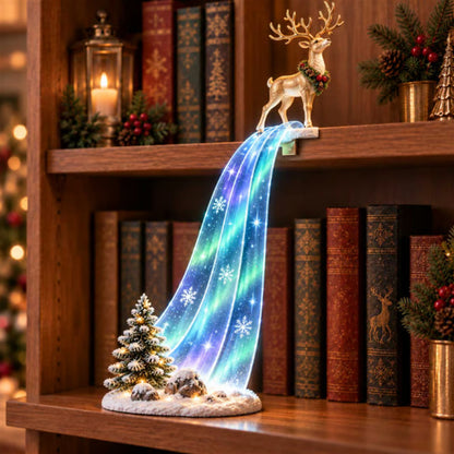 🎄 50% OFF Christmas Shelf Edge Lighted Scene Decor ✨ Create A Magical Holiday Corner At Home
