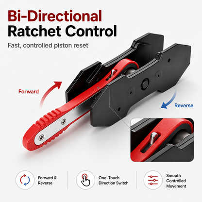 🔧  49% OFF-Ratcheting Brake Caliper Press Tool – 4-Plate Piston Spreader
