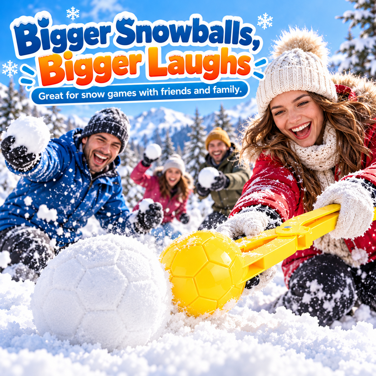 ☃️ Make Snow Days More Fun – Easy Snowball Makers for Kids, Families & Friends