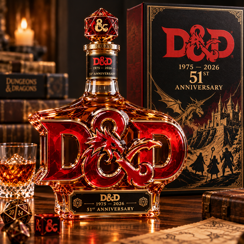 🐉 51st Anniversary Dragon Decanter — An Epic Gift for Tabletop RPG Fans 🎲