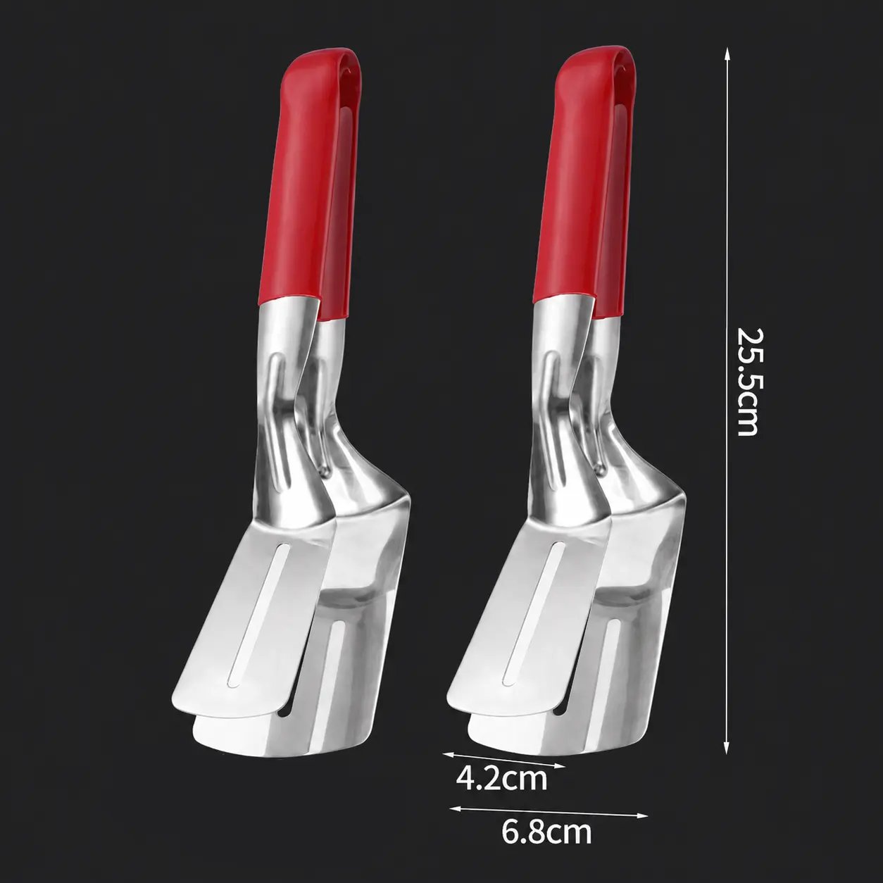 🔥 Limited-Time 50% OFF 🍳 2-in-1 Spatula Tongs — Grip, Flip, Drain & Serve with Ease