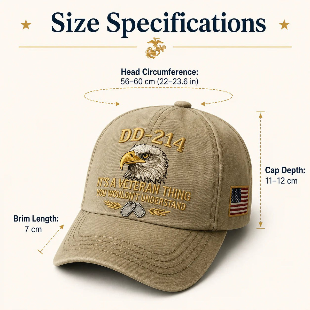 🎖️ DD-214 Veteran Pride Embroidered Baseball Cap with Commemorative Honor Coin 🦅