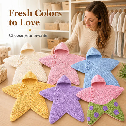 Whimsical Starfish Newborn Prop Outfit, Cute Costume for Infant Photoshoot Sessions