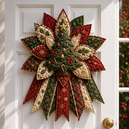 🎄 Oversized Christmas Quilted Door Hanger - DIY Sewing Kit