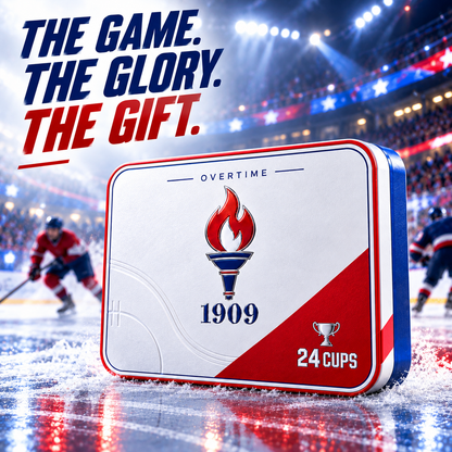 🏒 Red, White & Blue Hockey Stick Whiskey Decanter — 2026–27 Limited Custom Edition