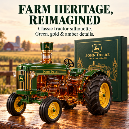 🚜 Vintage Tractor Whiskey Decanter – Unique Farmhouse Collectible & Meaningful Gift for Dad or Grandpa 🎁