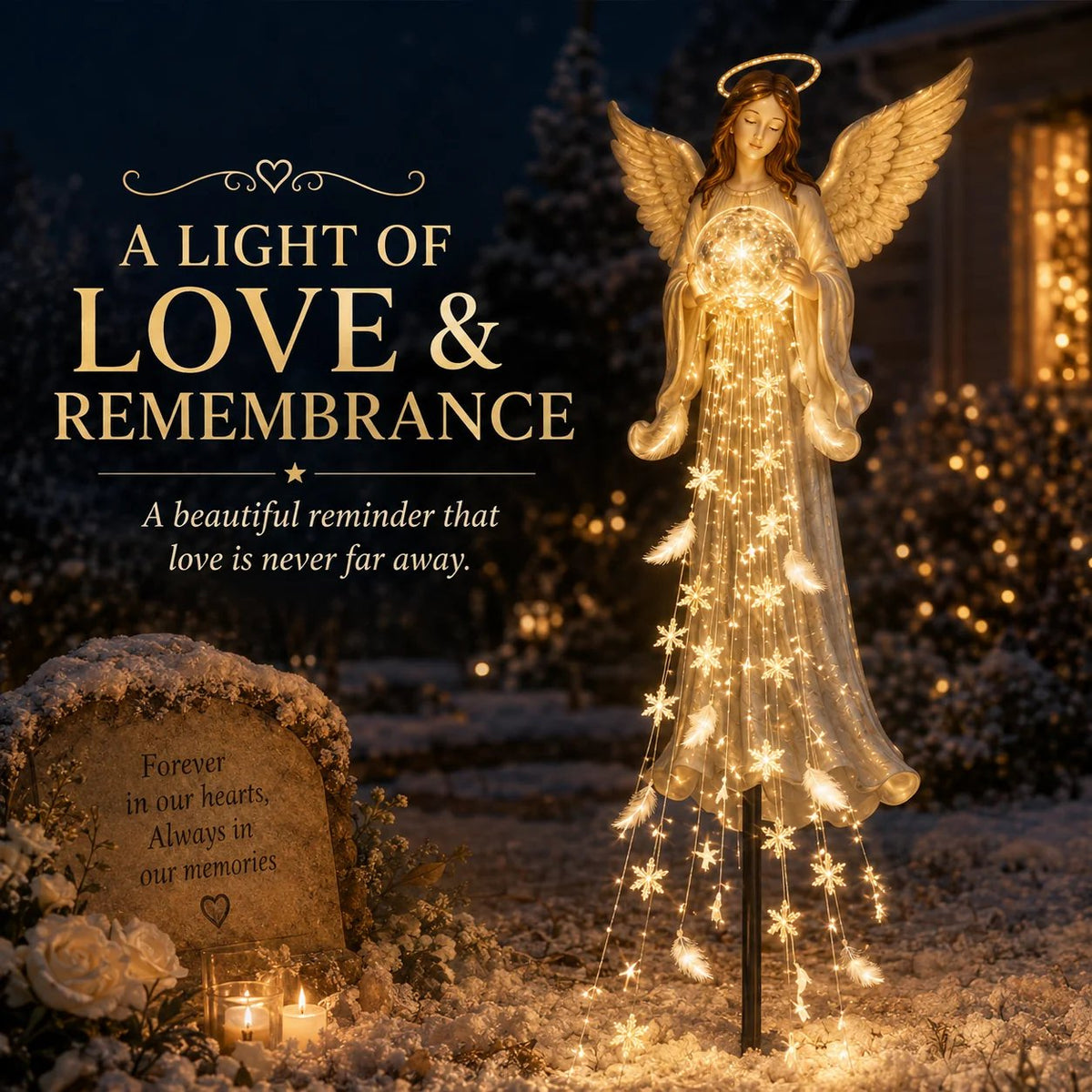 🎁 Today Only: Get 60% Off✨ Solar Angel Remembrance Garden Light👼