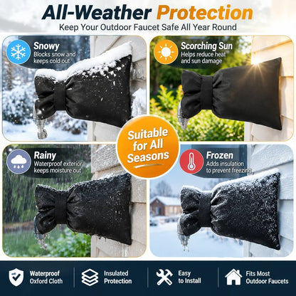 💯🔥HOT SALE🔥❄️ Outdoor Faucet Cover | Winter Freeze Protection Insulated Spigot Protector
