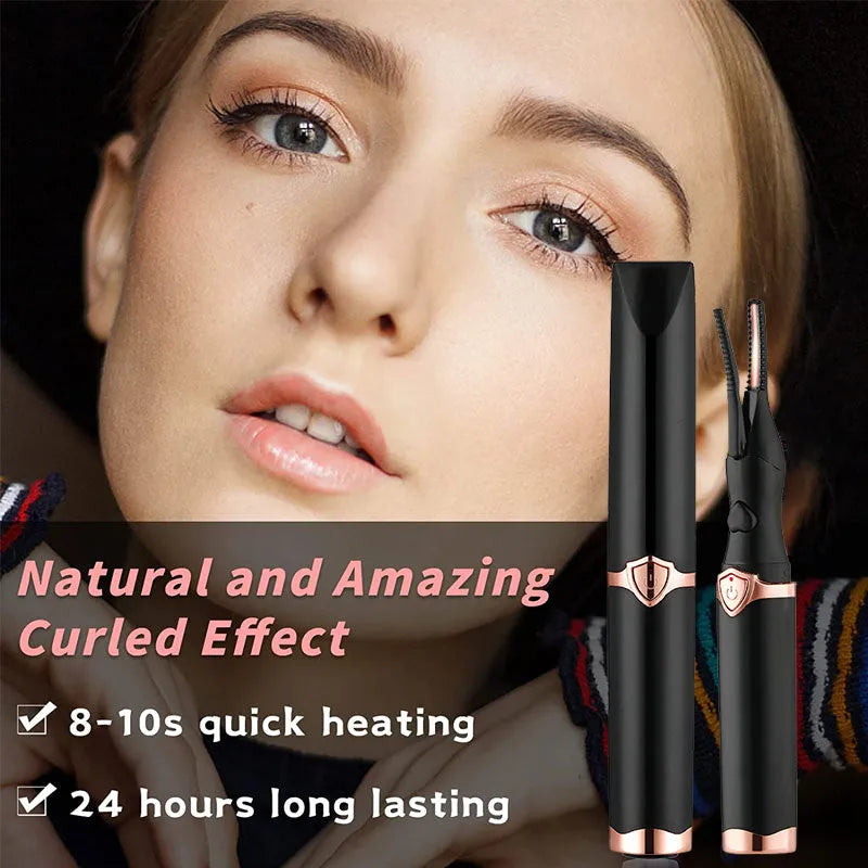 ✨ 62% OFF Heated Eyelash Curler – 8-Second Heat-Up & 3 Temperature Settings