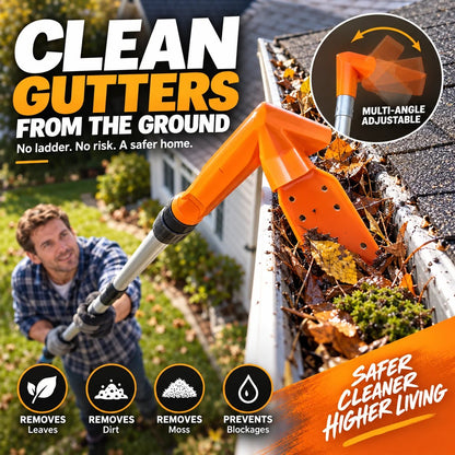 📍🔧 LIMITED‑TIME 50% OFF! ✨ No-Climb Gutter Cleaning Tool丨Excluding rod