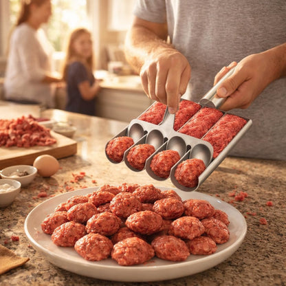 🍖 Stainless Steel Meatball Maker – Perfectly Shaped Meatballs in Seconds