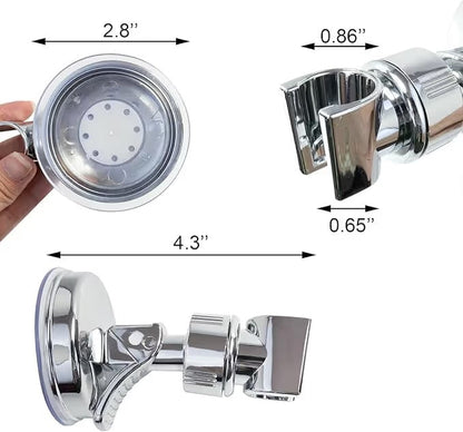 🚿 50% OFF 2PCSAdjustable Suction Shower Head Holder – No Drilling, 360° Positioning ✨