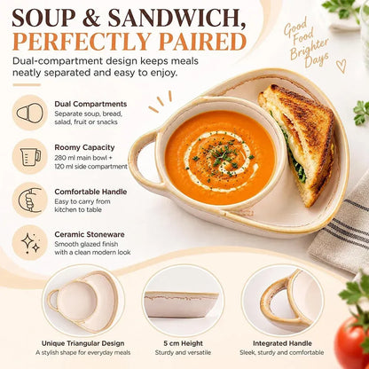 🍲Hot Sale 49%Off🔥Cosy Up with Rustic Ceramic Soup & Toasty Bowls ✨