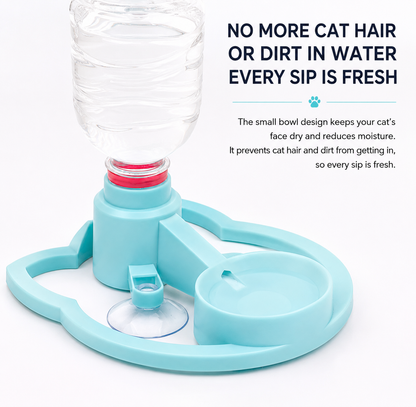 🐱 Automatic Cat Water Dispenser | Self-Refilling No-Power Pet Water Bowl for Fresh Hydration