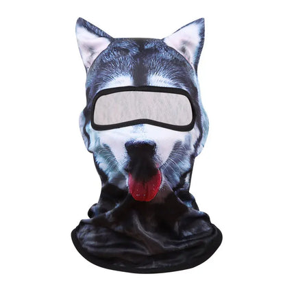 🔥 50% OFF 🐱 3D Animal Ski Balaclava with Ears – Fun Winter Face Mask