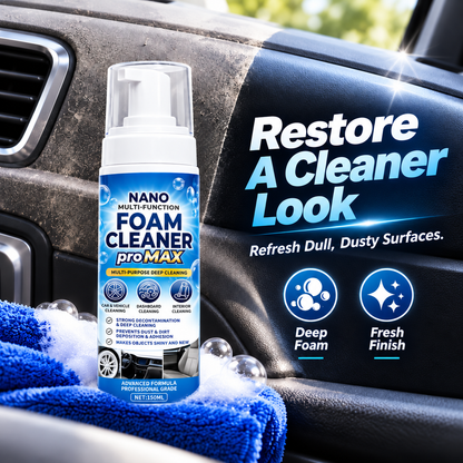 🚗 Car Interior Cleaning Kit – Multi-Purpose Foam Cleaner Spray Set for Leather, Seats & Dashboards ✨