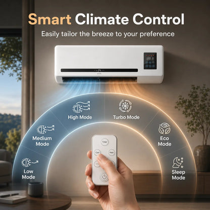 ♨️The Warmth You Need❄️🔥 2-in-1 Wall-Mounted Heater & Air Cooler | Built for Everyday Living🍃