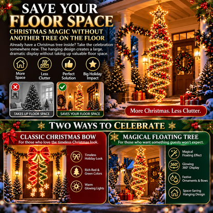 🎀 Limited-Time Christmas Sale | Giant Lighted Christmas Bow – Wrap Your Home in Holiday Magic ✨🎄