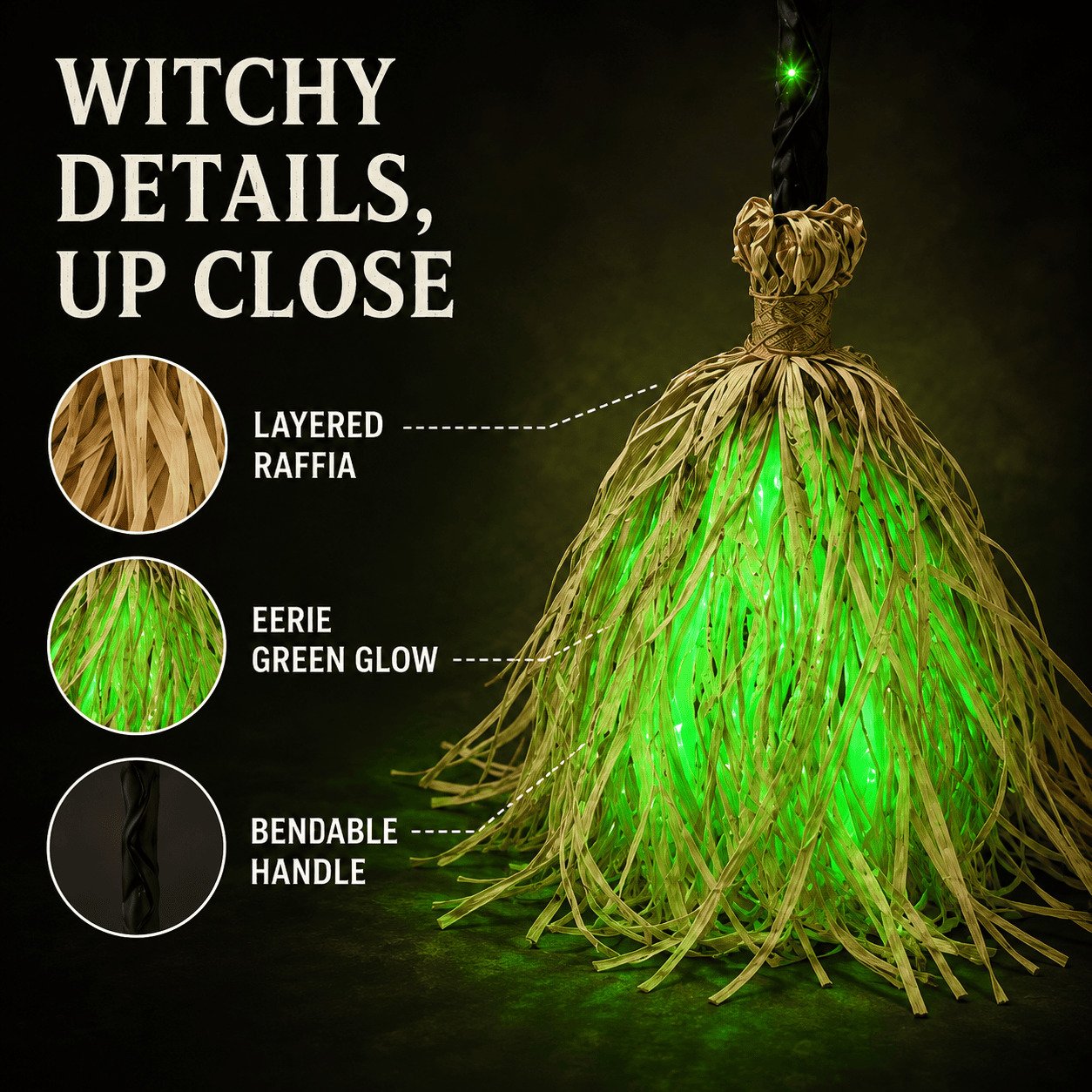 🔥Last Day 50% OFF🧹 Halloween Magic Moving Witch Broom