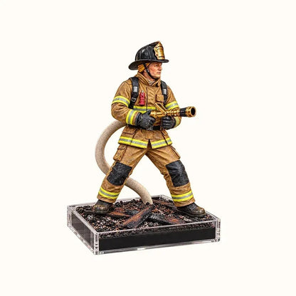 🚒 Firefighter Humidifier – Realistic Fire Hose Mist & Warm LED Light 💨✨
