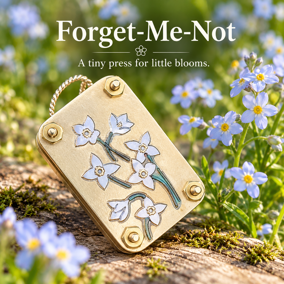 🌸 Mini Portable Botanical Flower Press Kit for Wildflowers & Craft Keepsakes 🌿