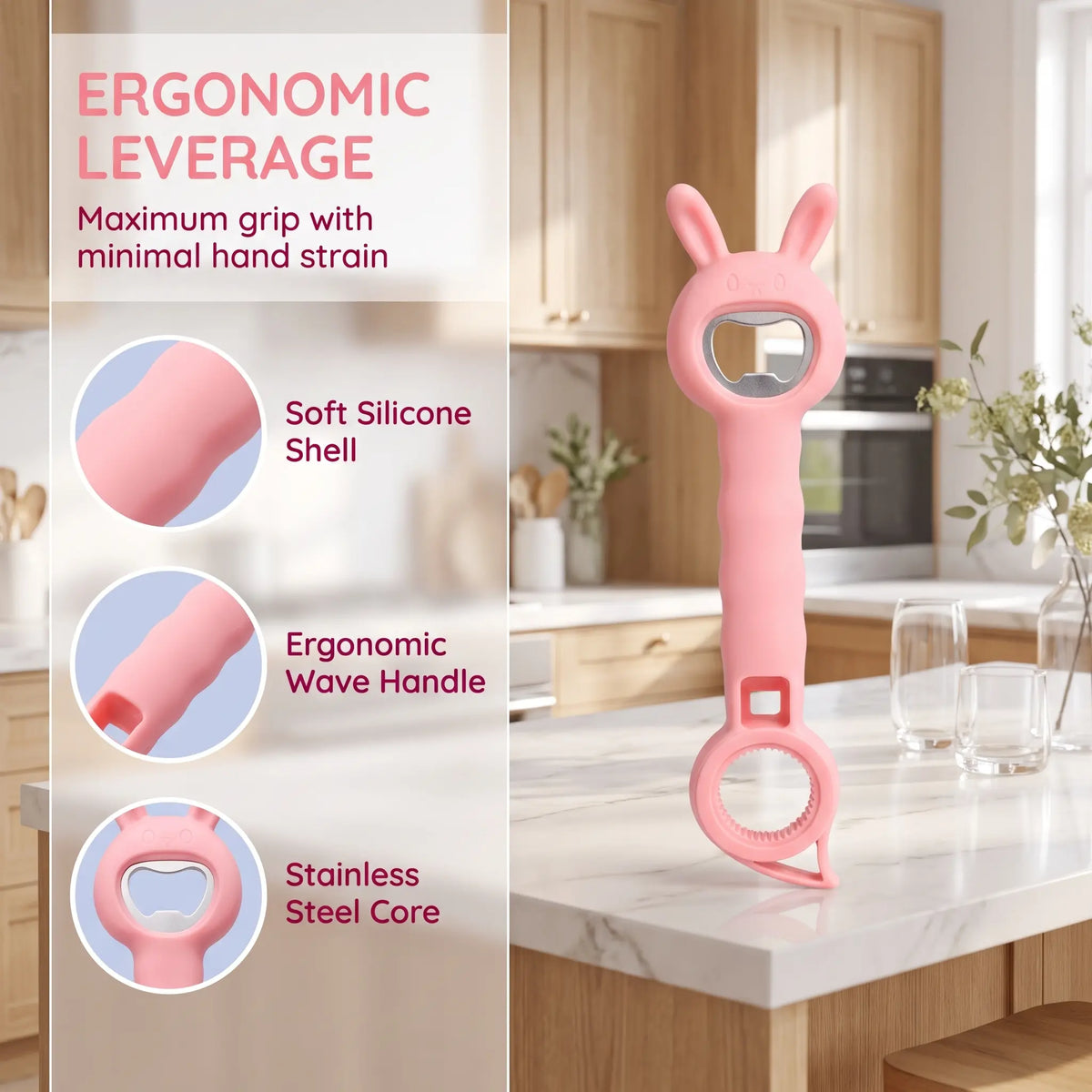 🍺Buy 1 Get 1 Free⚡4-in-1 Beer Bottle Opener – Easy Grip, Easy Open