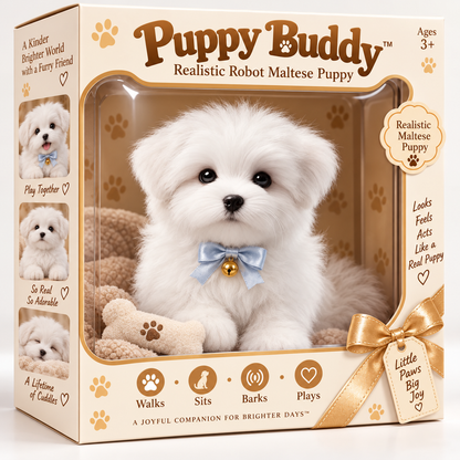 🎄49% OFF — 🐕Golden Buddy™ Lifelike Golden Retriever Robot Puppy 🐾