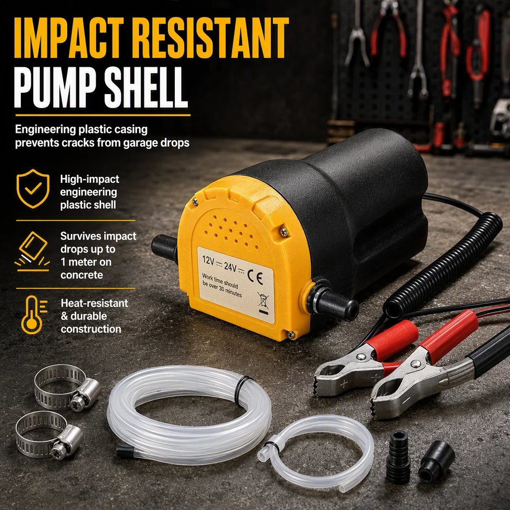 💯 📢📢40% OFF !! ⏰12V 24V Portable Electric Self Priming Transfer Pump Micro Diesel Oil Extractor for Cars
