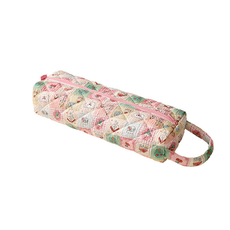 🔥 FINAL 50% OFF Quilted Multi‑Purpose Storage Bag, Portable Zipper Cosmetic Makeup Pouch 🎒