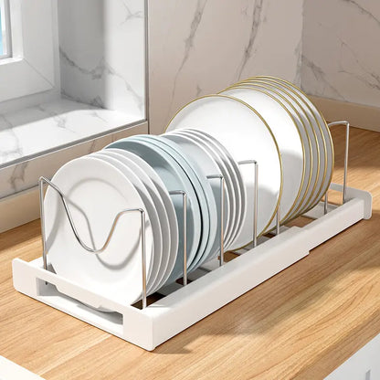 🔥 49% OFF Expandable Pot & Lid Organizer – Turn Cabinet Chaos Into Order