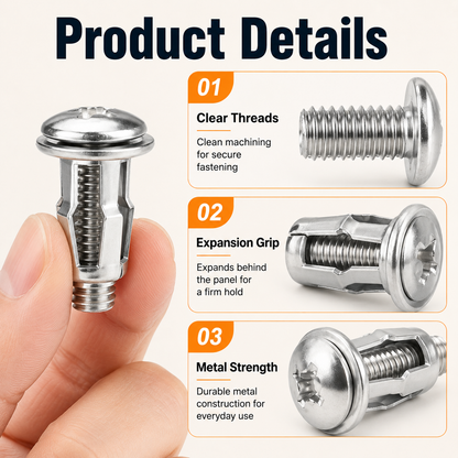 🔥 49% OFF Metal Expansion Anchor – Strong Grip for Brackets & Hardware