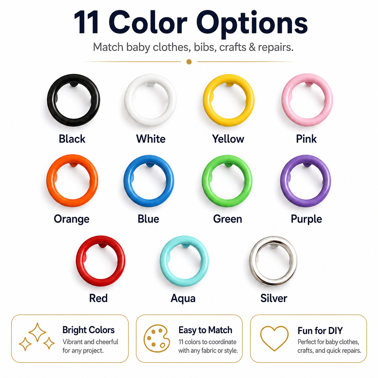 🔥49% OFF -🧵 No-Sew Snap Button Kit – Quick Clothing Repairs & DIY