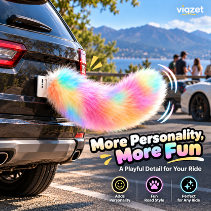 🐾 Remote-Controlled LED Wagging Tail Light-Up Vehicle Decoration 🚗