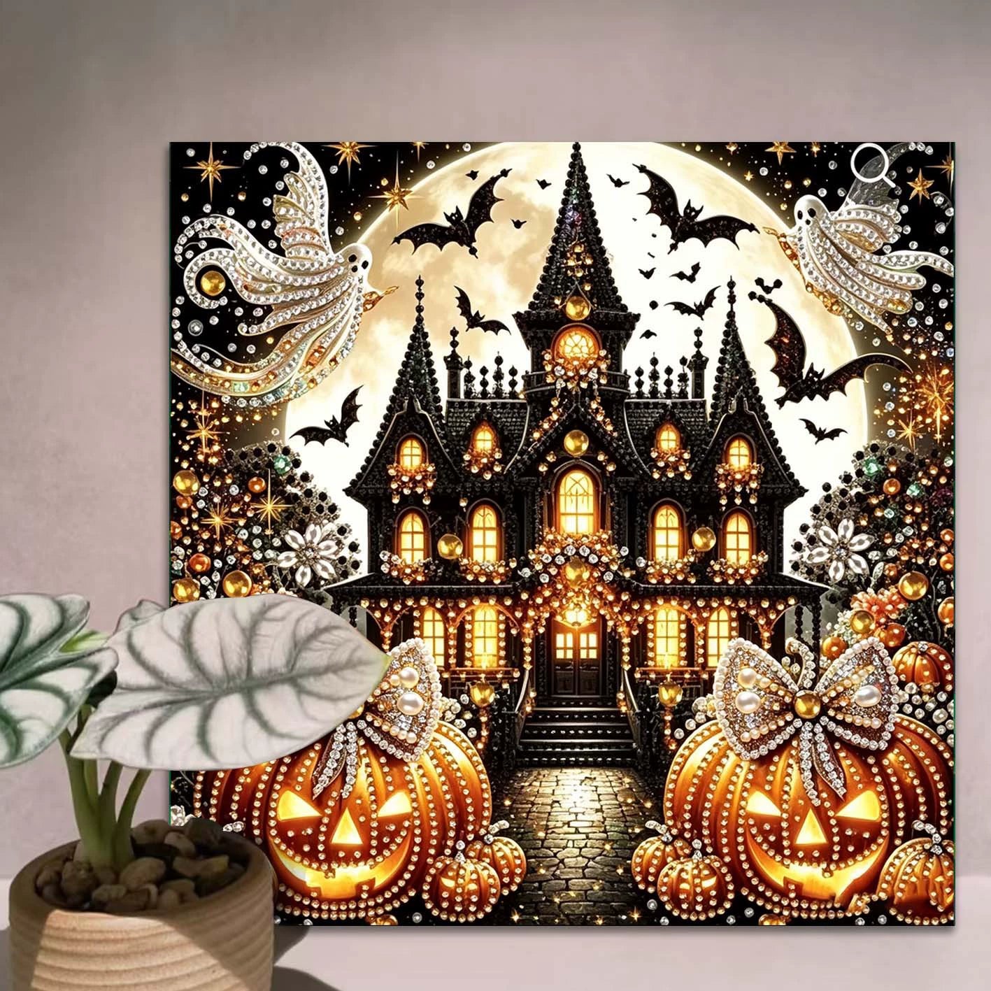 🎃 50% OFF Halloween DIY Pearl Art Kit ✨ Create, Sparkle & Decorate 🎁 Perfect Halloween Gift